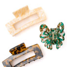 LargeMarbleClawClipSetof31