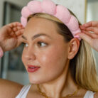 LostinthemomentheadbandandwristbandsetinPink3