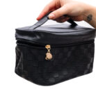 SubtlyCheckedCosmeticBagssetof4inBlack3