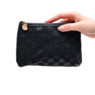 SubtlyCheckedCosmeticBagssetof4inBlack5